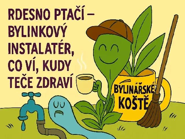 Bylinářské koště na močové cesty